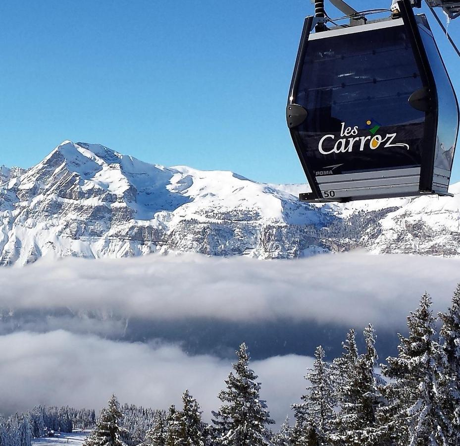 Vintage Chic -Central, Wifi, Mountain View Les Carroz d'Arâches Exterior foto